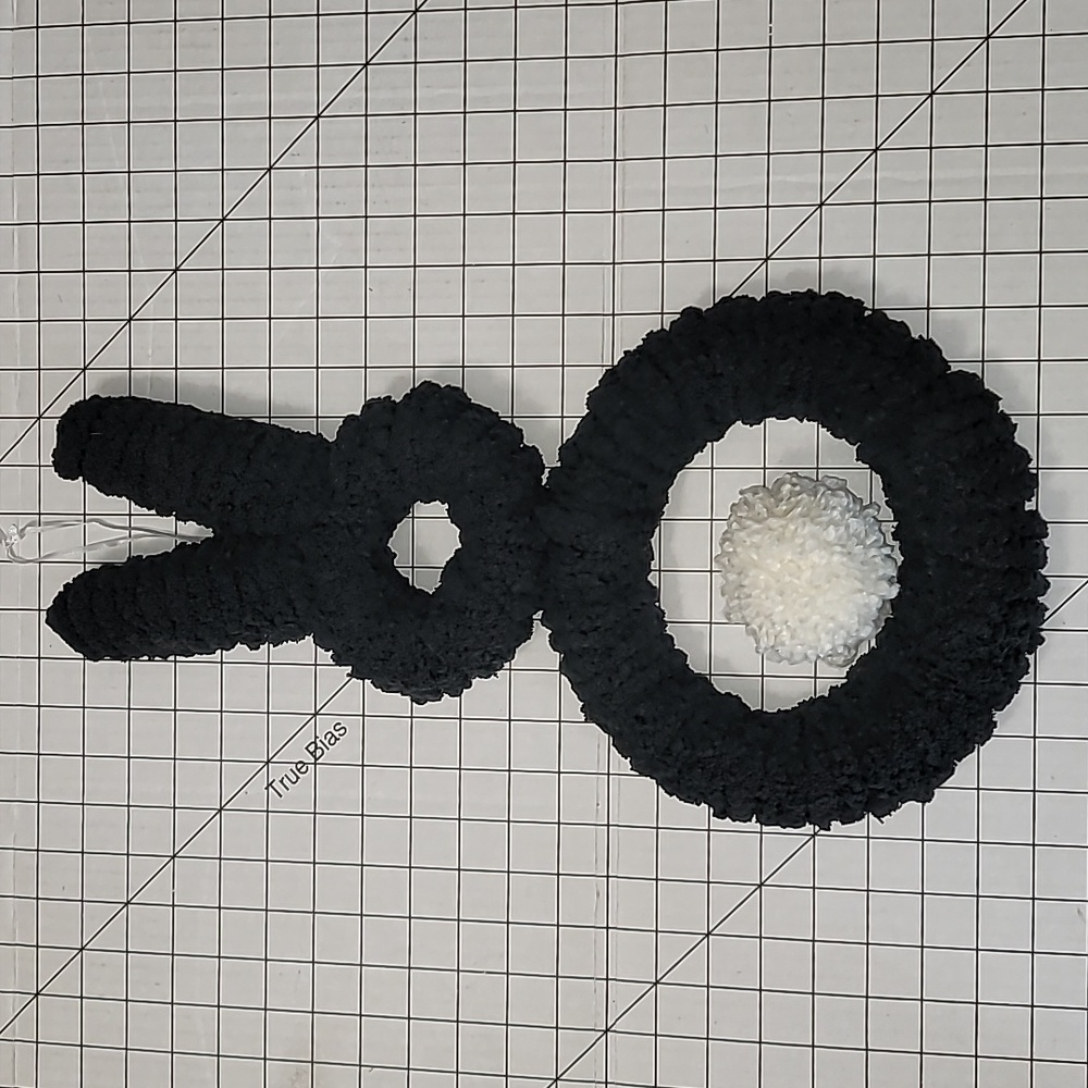 Yarn Bunny Rabbit with Fluffy Pom Pom‎ Tail - Hand Crafted